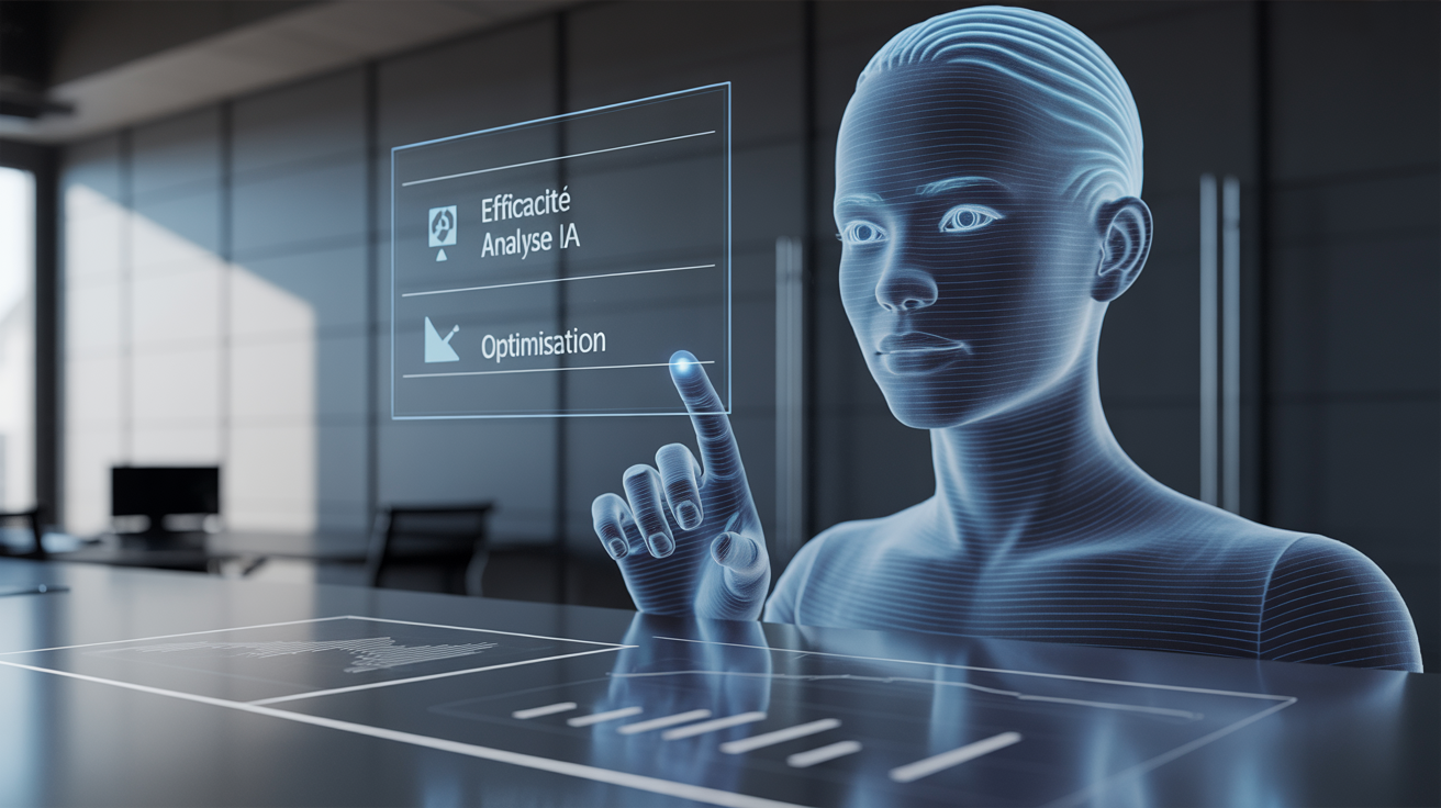 Cerveau connecté à des rouages, symbolisant l'IA pilotant l'automatisation