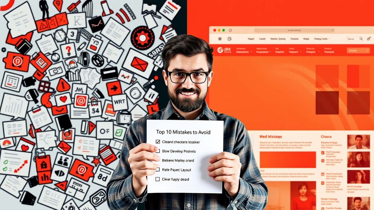 Les 10 Erreurs Courantes à Éviter Lors du Développement d’un Site Web Professionnel