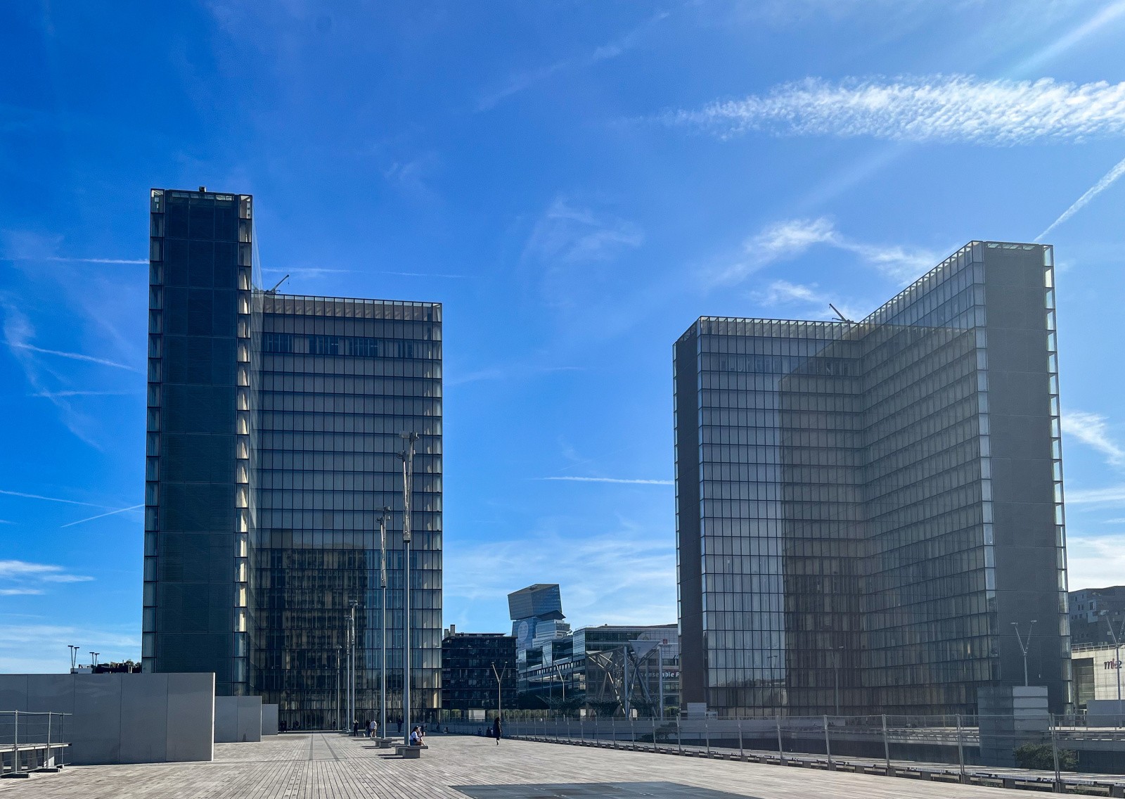 La Bibliothèque François Mitterrand à Paris 13e.