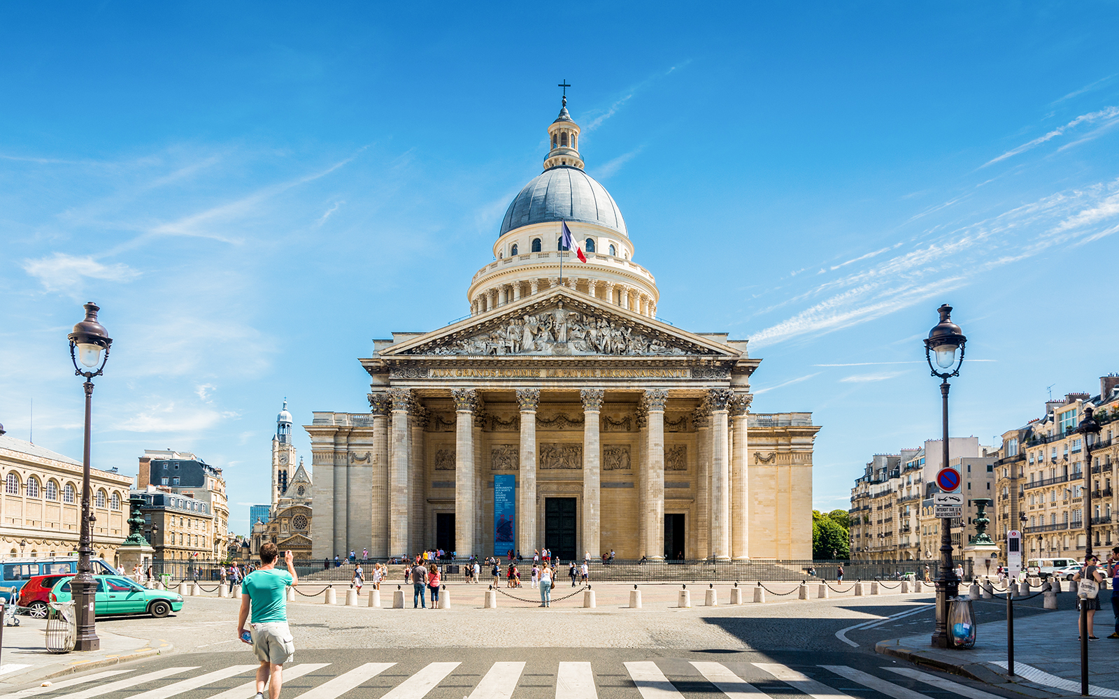Le Panthéon à Paris pour un projet de développement web.