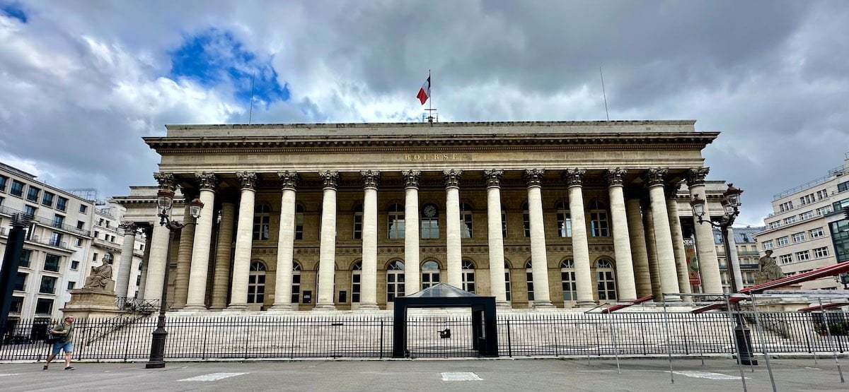Le quartier de la Bourse dans le 2e arrondissement de Paris.