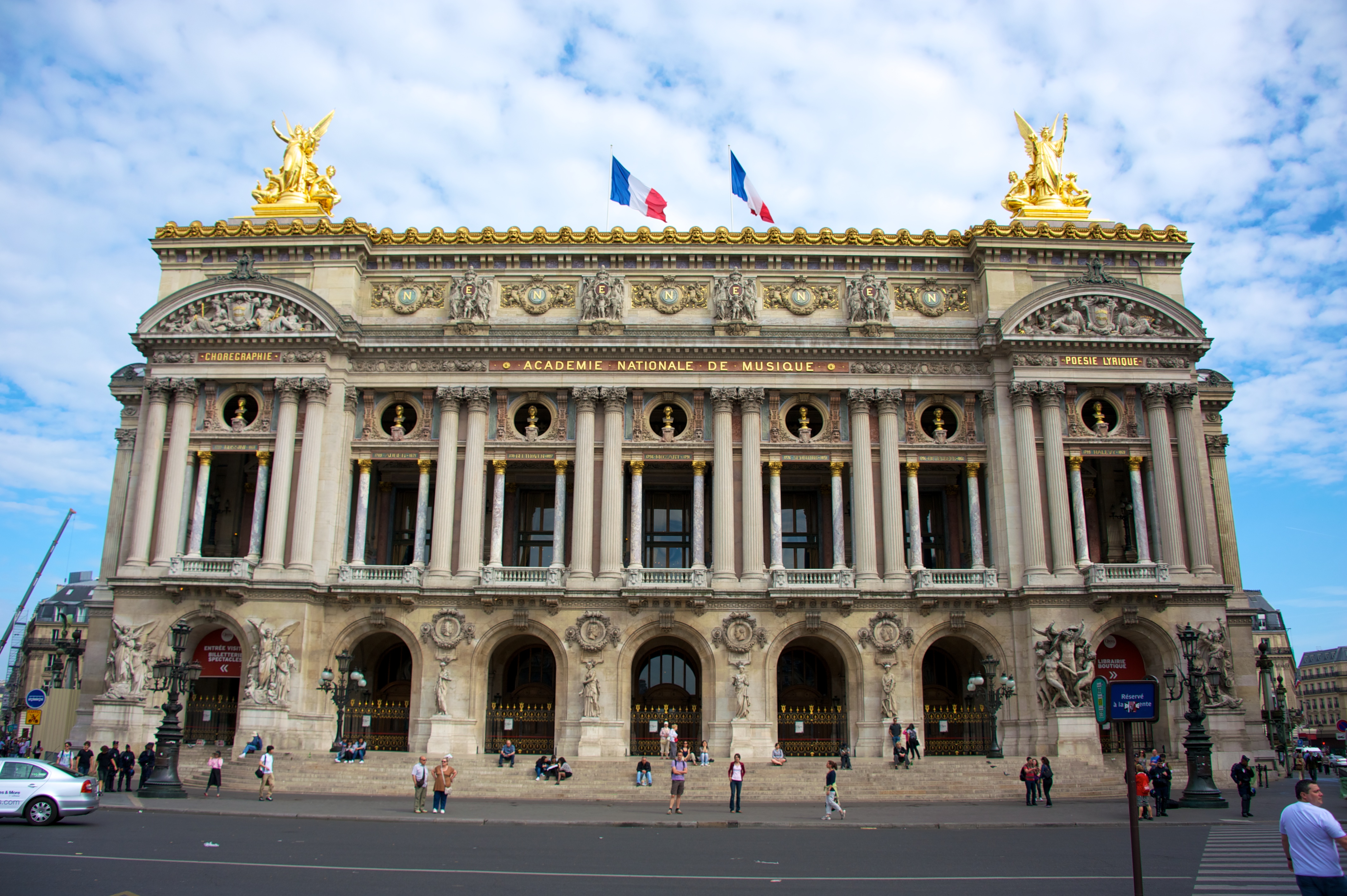 L'Opéra Garnier dans le 9e arrondissement de Paris.