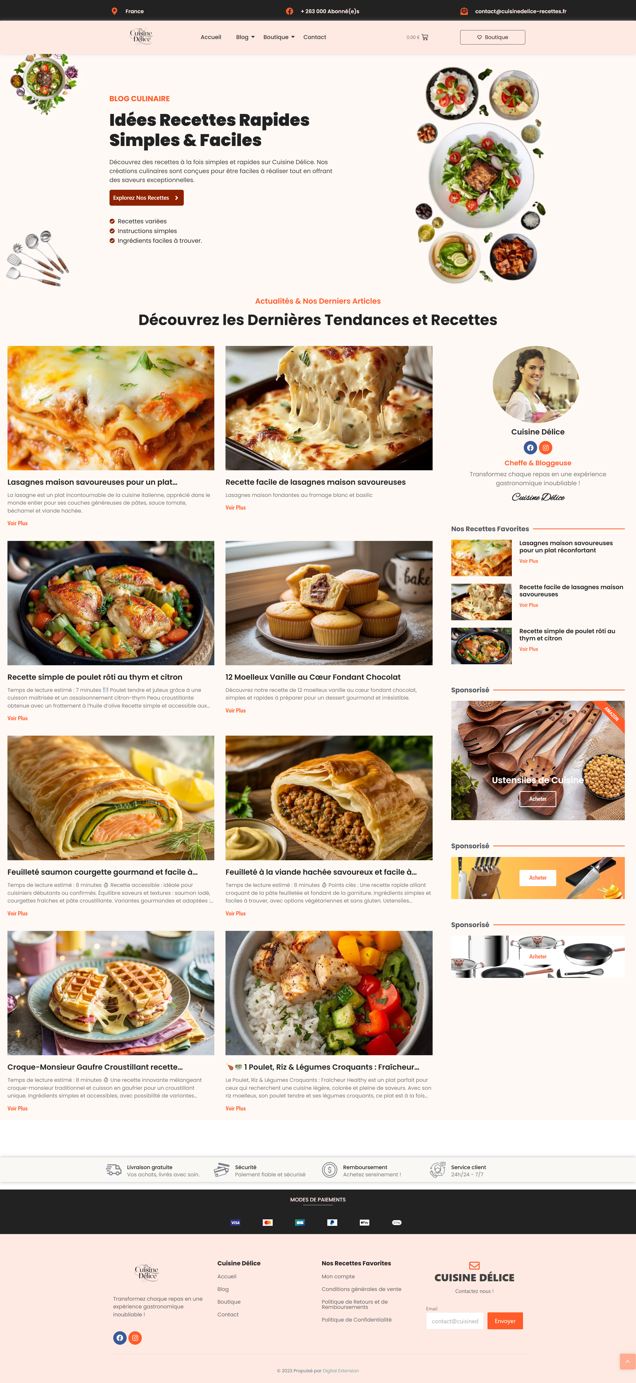 Cuisine Délice - Blog Culinaire