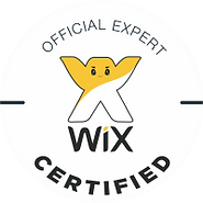 Badge de certification Wix pour développeur ou agence spécialisée