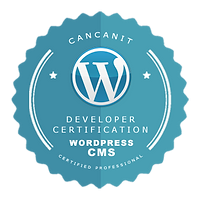 Badge de certification WordPress pour développeur ou agence spécialisée